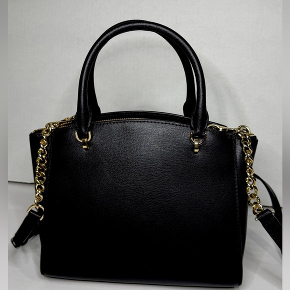 Michael Kors Gold Ellis Satchel Crossbody  Bag - Picture 5 of 9